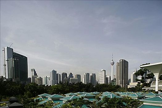 摩天大楼,城市,吉隆坡,马来西亚