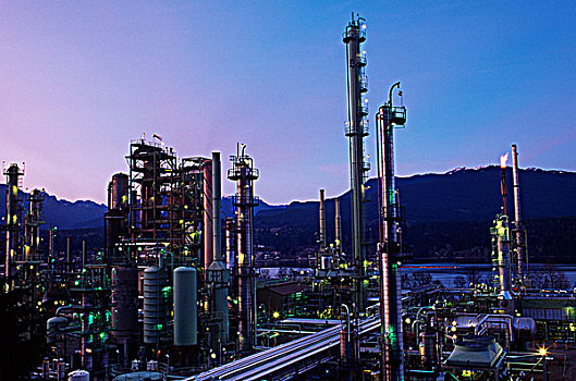 炼油厂,温哥华,不列颠哥伦比亚省,加拿大