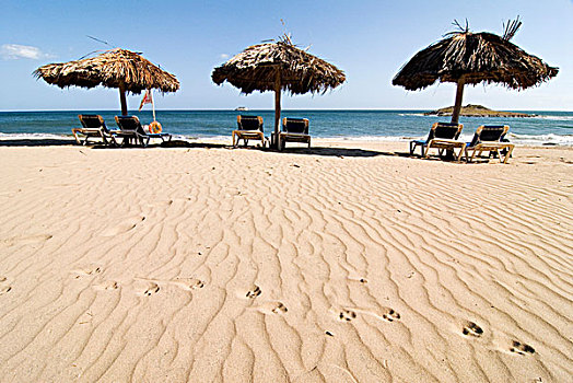 海滩,靠近,干盐湖,岛屿,玛格丽塔酒,委内瑞拉,南美