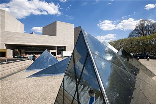 国家美术馆,艺术,东方,建筑,华盛顿特区,贝聿铭作品,户外,特写,玻璃,金字塔