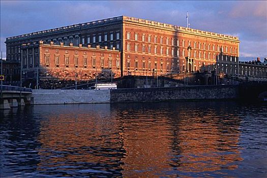 宫殿,水岸,骑士岛,皇宫,斯德哥尔摩,瑞典