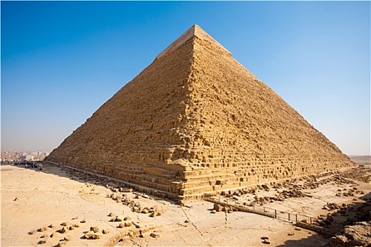 金字塔,后面,吉萨金字塔