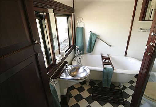 浴室,轨道,南非