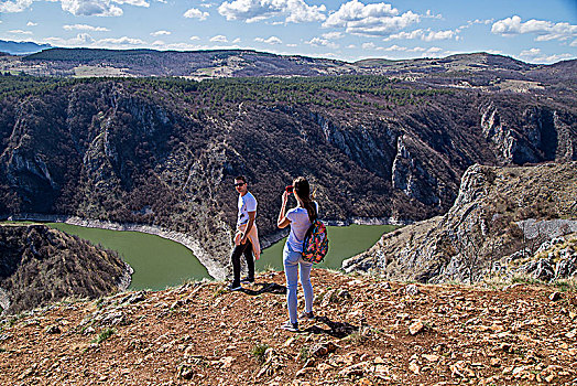 塞尔维亚-uvac峡谷