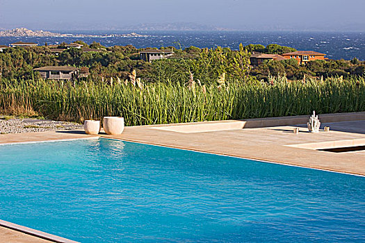 游泳池,地中海,意大利