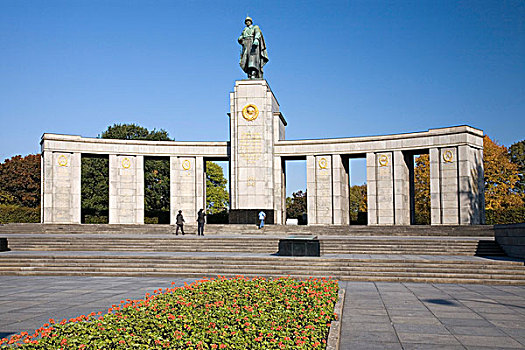苏联,纪念,蒂尔加滕,柏林,德国,欧洲