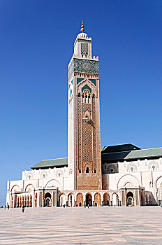 哈桑二世清真寺,大清真寺,哈桑二世,卡萨布兰卡,摩洛哥,北非,非洲