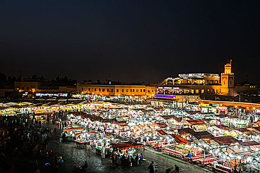 马拉喀什的杰玛夫纳广场