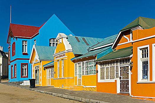 建筑,左边,德国,殖民地,时期,纳米比亚,非洲