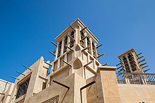 阿联酋,迪拜,传统建筑,户外