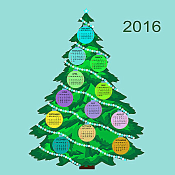 圣诞树,日历,新年