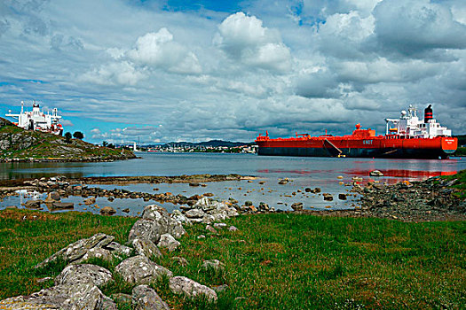挪威,货物,港口