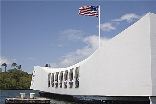 亚利桑那军舰纪念馆,珍珠港,夏威夷,美国
