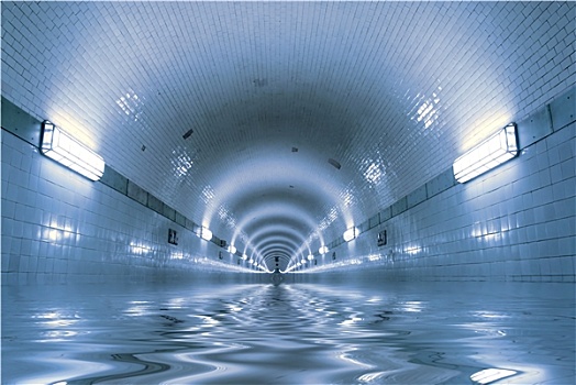 水,隧道