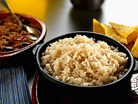碗,熟食,长粒米