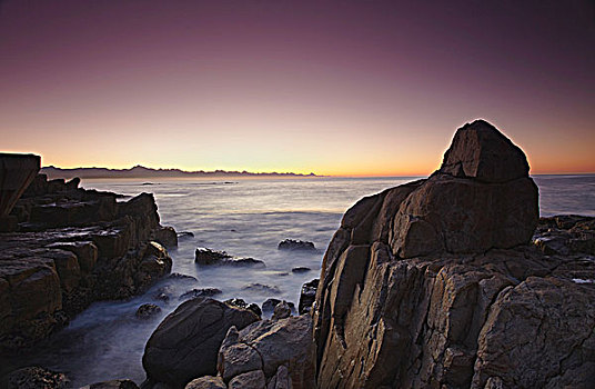 日出,湾,西海角,南非