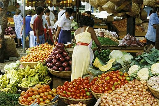 留尼汪岛,圣丹尼斯,市场