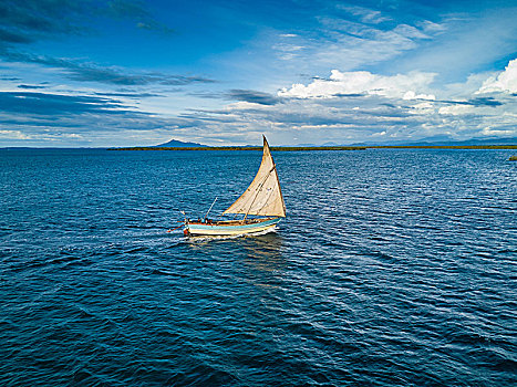 渔船,帆船,岛屿,北方,马达加斯加,非洲