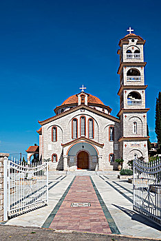圣母升天大教堂,阿格利司,伯罗奔尼撒半岛,希腊,欧洲
