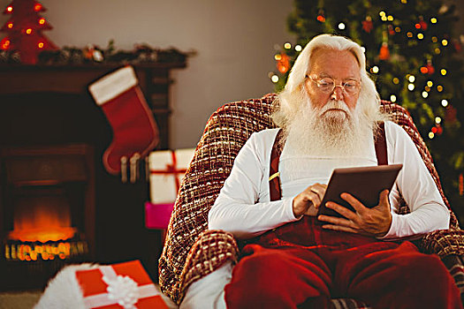 圣诞老人,扶手椅