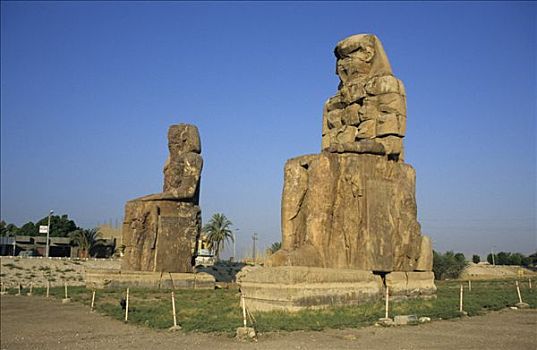 巨像,路克索神庙,埃及,非洲