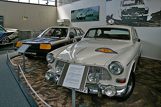 沃尔沃公司陈列室,1966年产的amazon,122s型轿车