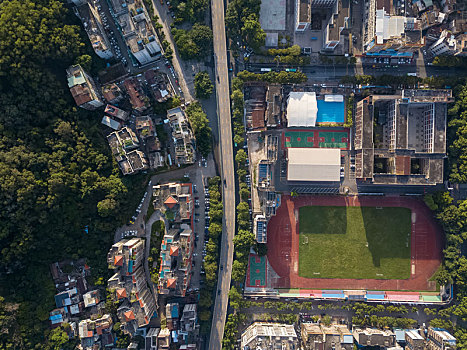 惠州市第八中学校园航拍