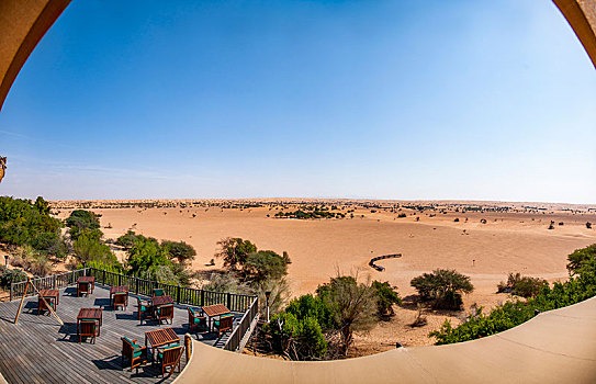 阿玛哈豪华精选沙漠水疗度假酒店远眺沙漠保护区