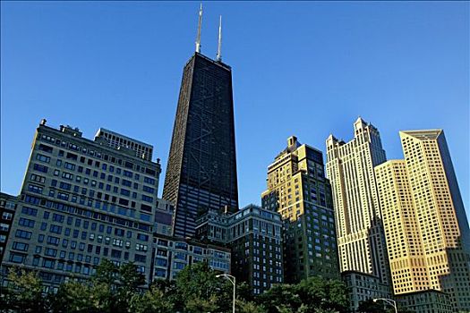 芝加哥,中心,酒店,建筑