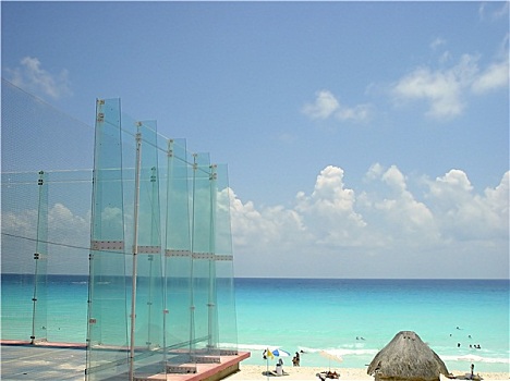 运动,玻璃,地点,加勒比海