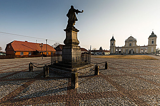 欧洲,波兰,波德拉谢省,纪念建筑