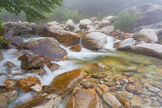 陕西秦岭沣峪风光