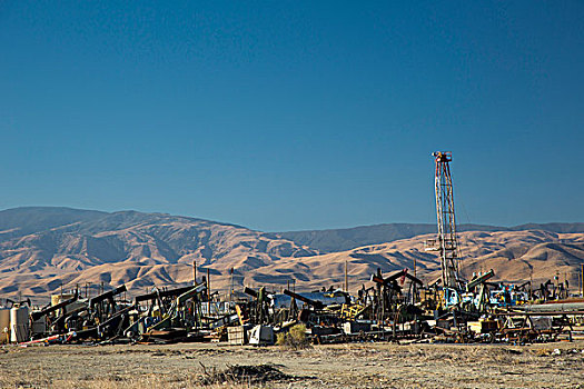 油,设备,南方,山谷,加利福尼亚,美国