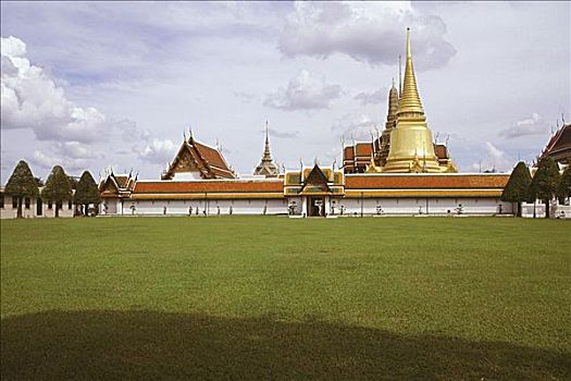 正规花园,正面,庙宇,寺院,大皇宫,曼谷,泰国