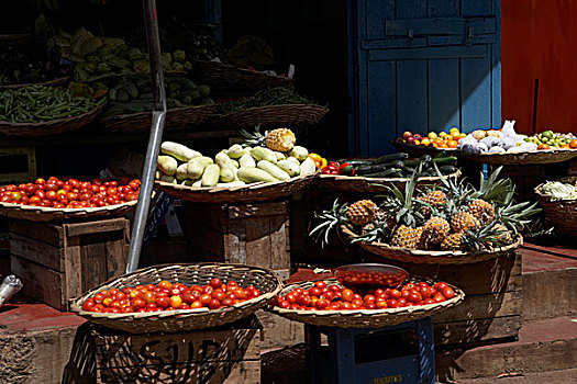 果蔬,货摊,市场