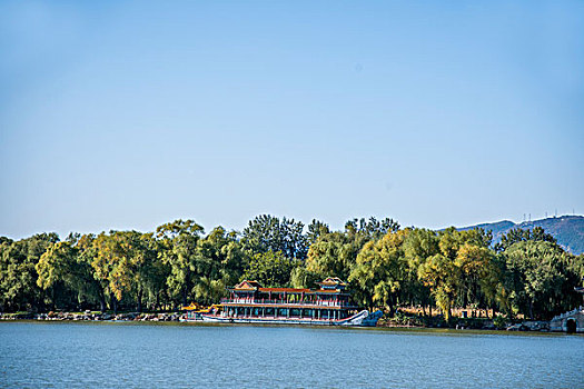 北京颐和园昆明湖畔
