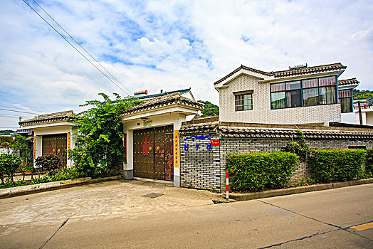 江北,鞍山村,乡村,白墙,民宿,旅游