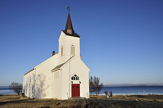 教堂,拉普兰,挪威