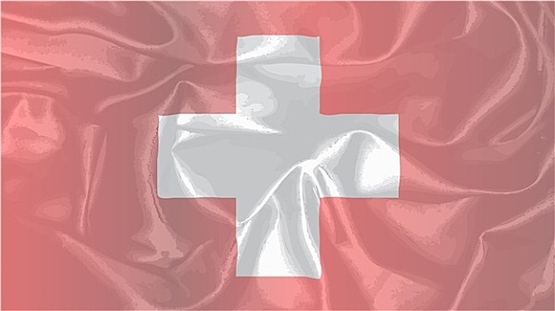 瑞士,丝绸,旗帜
