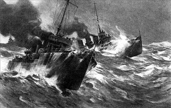 英国,鱼雷,工艺,北海,风暴,第一次世界大战