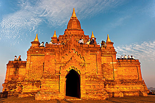 蒲甘,庙宇,缅甸,东南亚,亚洲