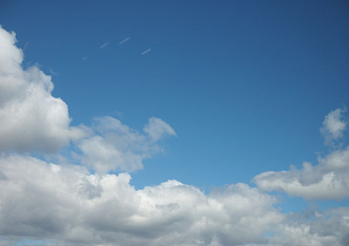 蓝天,云,背景