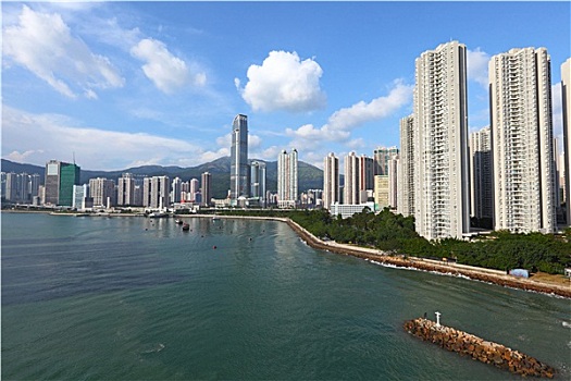 海岸线,香港