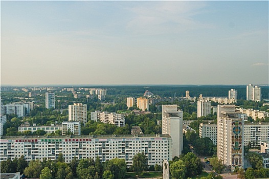 城市,俯视,风景