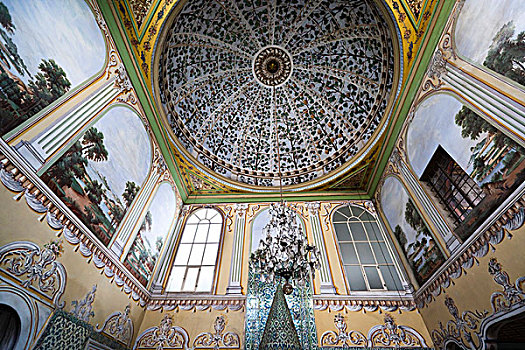 天花板,房间,皇家,伊斯坦布尔,土耳其