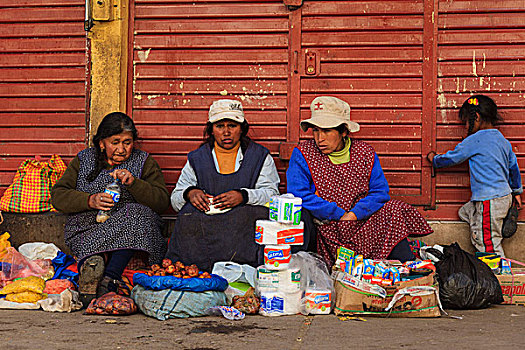 街边市场,库斯科市,区域,秘鲁,南美