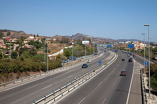 高速公路,马拉加,马贝拉,哥斯达黎加,安达卢西亚,西班牙,欧洲