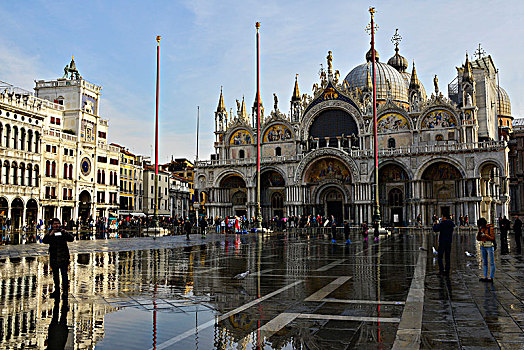 威尼斯的圣马可广场