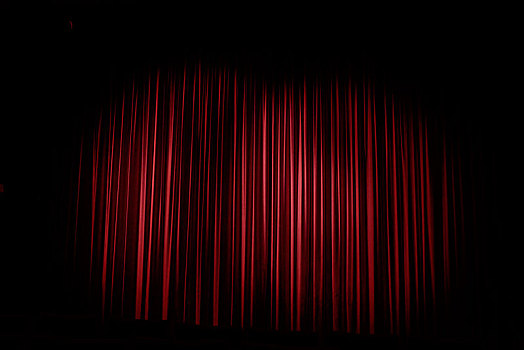 帘,舞台,红色