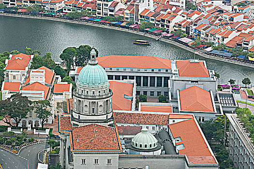远眺,克拉码头,新加坡